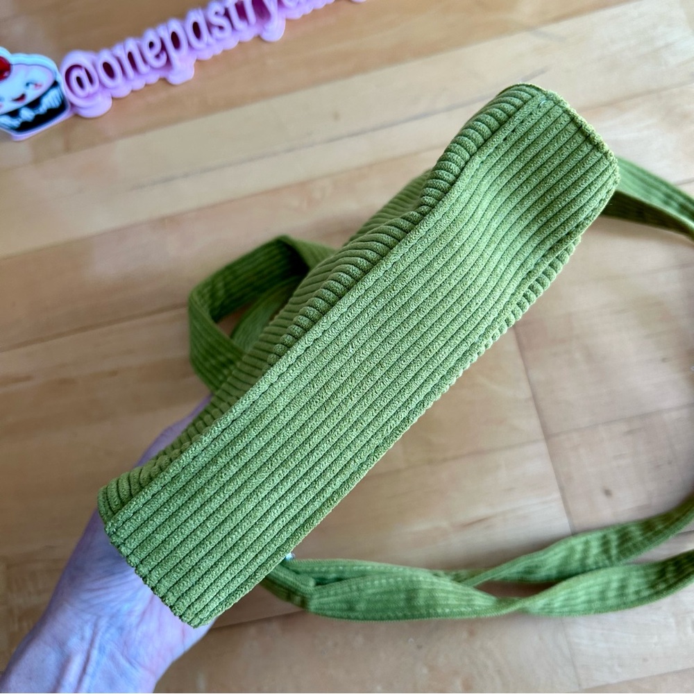 wild fable Corduroy Mini Crossbody Handbag, Fun Lime Green, Adjustable Strap - Picture 8 of 14